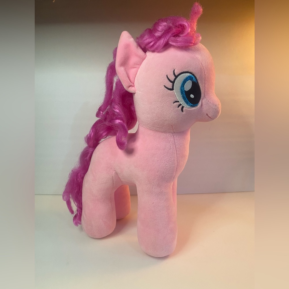 Large 16” Ty Pinkie Pie MLP plush stuffed animal